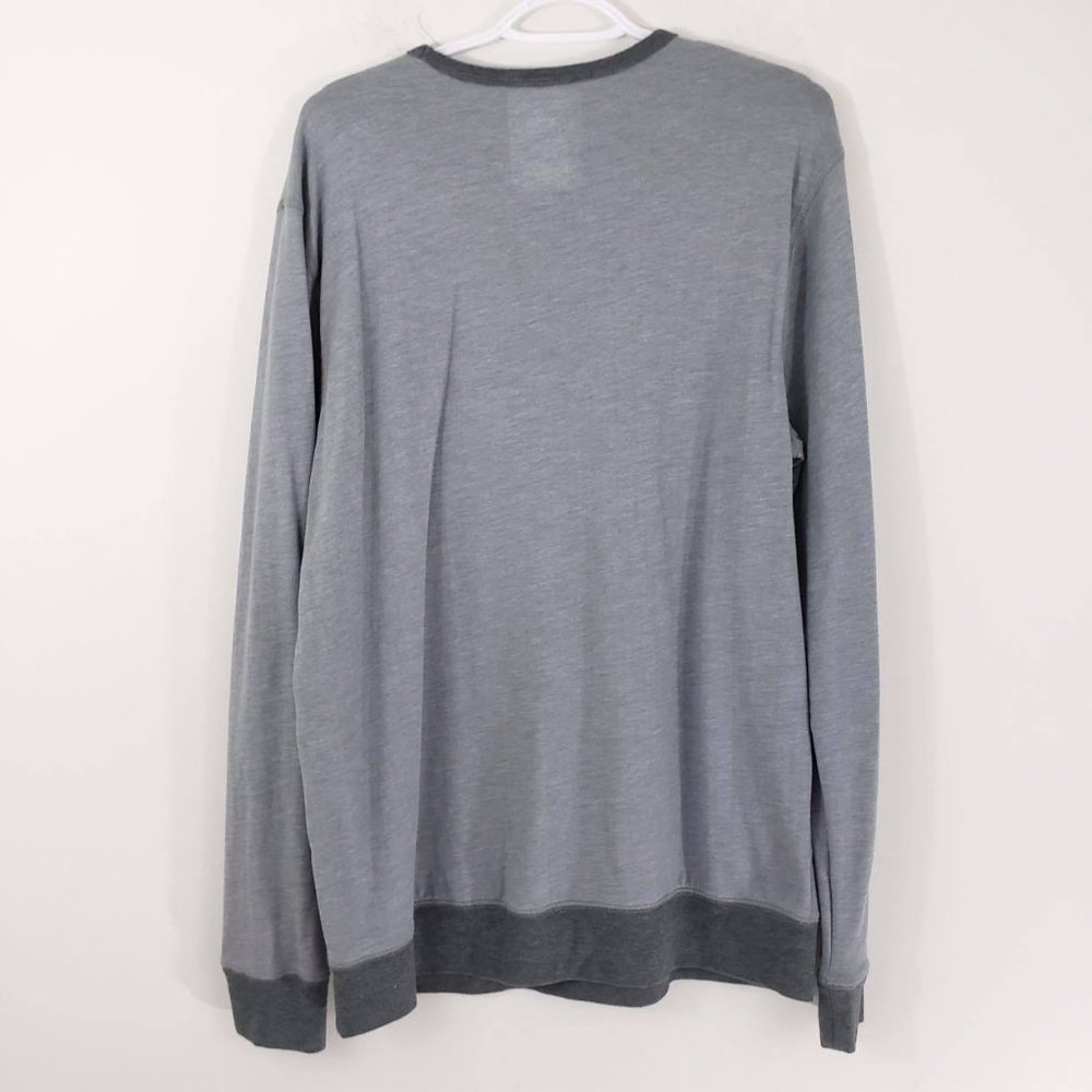 Sonoma Men's Sz L Top Double Knit Grey Pullover - Picture 2 of 6